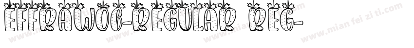 EffraW06-Regular Reg字体转换